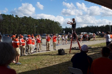 BU Pep Band in Daytona Beach, FL for the NAIA Football National Championship